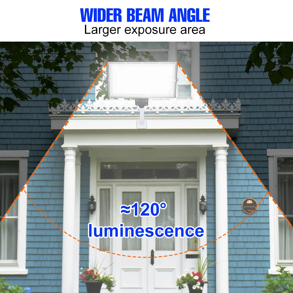 100W LED Street Light 220V Floodlight Wall Lamp Waterproof Outdoor Lighting 50W Led Lampara Courtyard Flood Light Country House