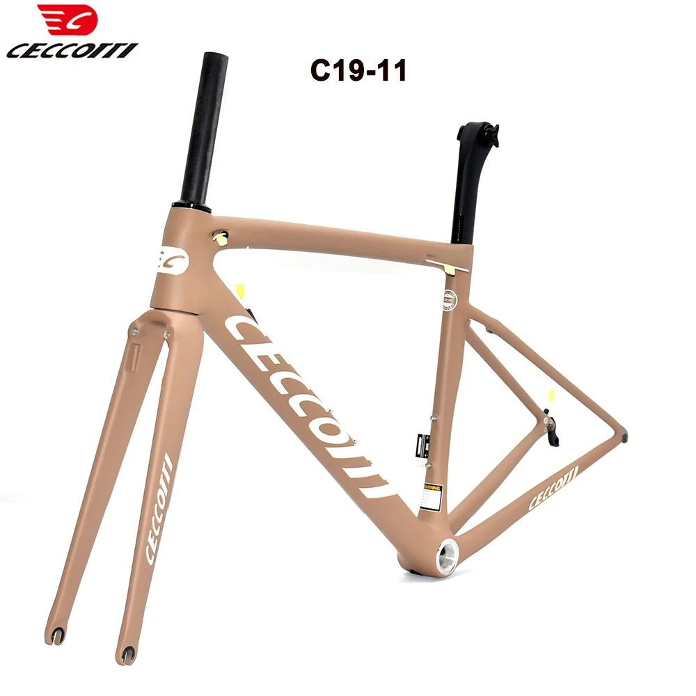 Популярная модель шоссейного велосипеда T1000 полностью карбоновая рама CECCOTTI