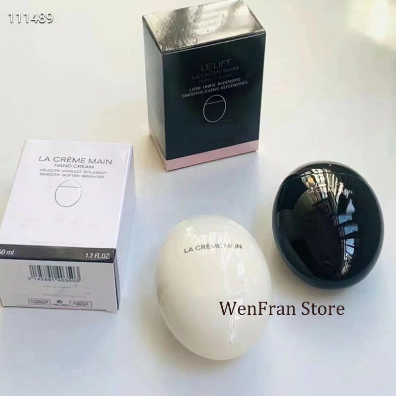 

New Sealed Hand Cream LE LIFT LA Creme Main Hand Cream Smooth Soften Evens Black White Cream 50ml