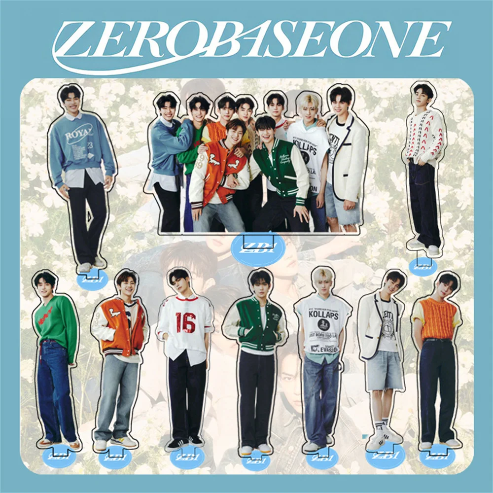 

KPOP ZB1 KCON 2023 Full-Body Acrylic Stand Model Boys Planet Desktop Ornament Ricky ZhangHao Vision ZEROBASEONE Fans Collections