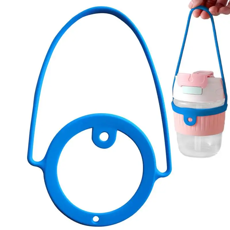 

Ремешок для бутылки с водой, мягкий держатель, ремешок для бутылки, ручные ремни с ручкой 12,2 дюйма, прочный цветной соломенный ремешок для чашки