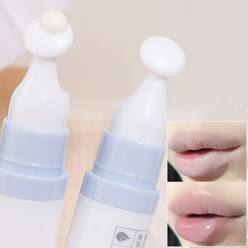 

Long Lasting Hydrating Plumping Jelly Lip Gloss Reducing Lip Lines Remove Dead Skin Lipstick Base Repair Dryness Lips Care Serum