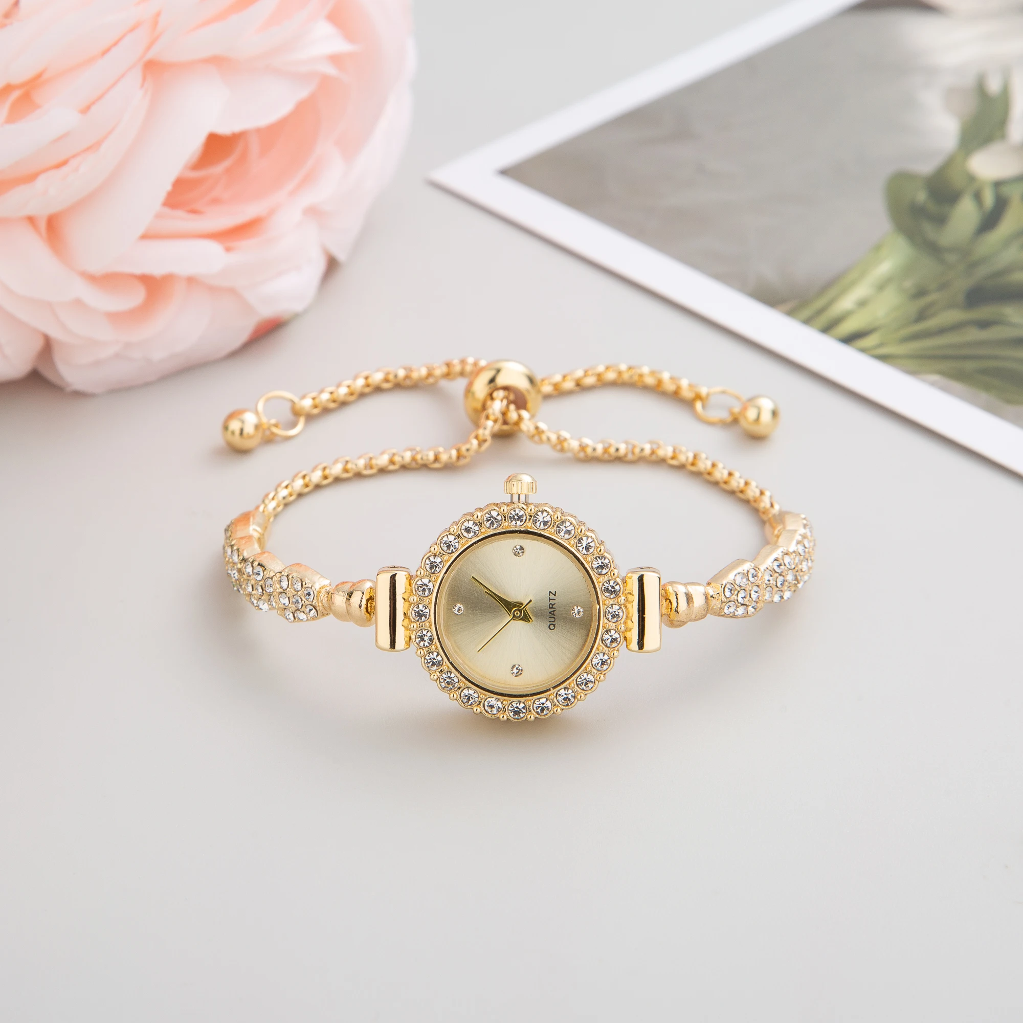 2023 New Luxury Bracelet Women Watches Bracelets Diamond Watch  Fashion Quartz Womans Wristwatches for Free Shiping reloj cuarzo