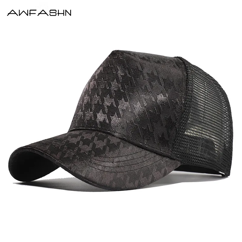 

Мужские и женские бейсболки, модные сетчатые дышащие шапки, уличные Спортивные Повседневные шапки унисекс, модные узоры для покупок и путеш...