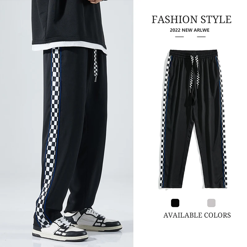 

Chinese Style Harem Pants Men Streetwear Casual Joggers Mens Pants Cotton Linen Sweatpants Ankle-length Men Trousers M-3XL