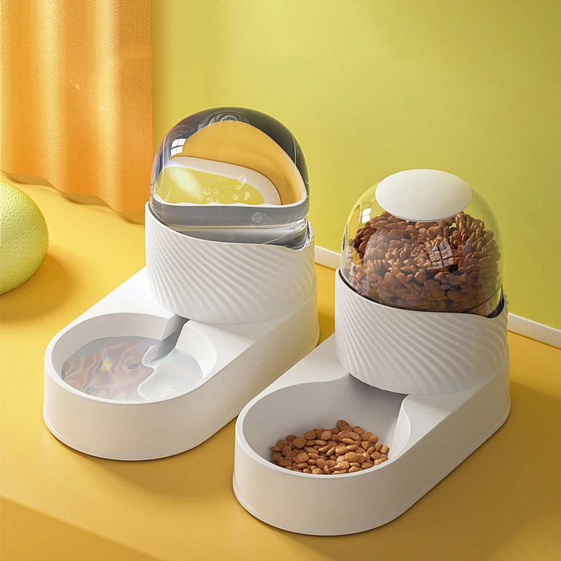 

Automatic Pet Feeding and Drinking Supplies: Large Capacity Feeder, Food Dispenser, Slow Feeder, Water Dispenser, and Durable Sc