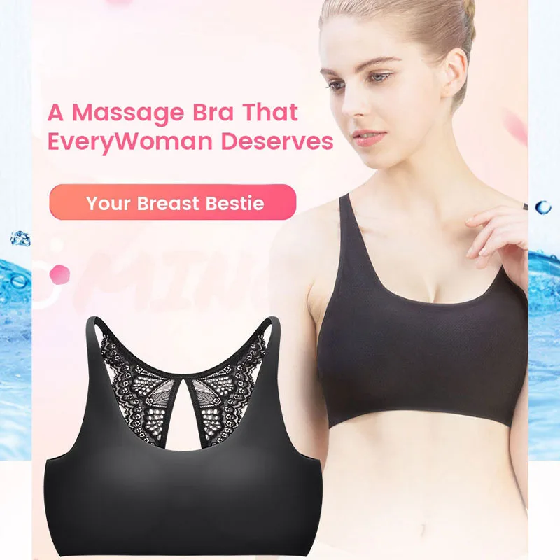 

Электрический массажный бюстгальтер для груди, USB