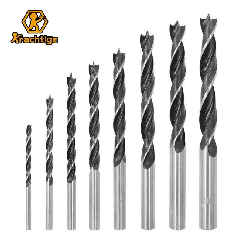 Krachtige 8Pcs Drill Bits Woodworking Perforated Plate Reamer Woodworking Tools 3 4 5 6 7 8 9 10mm