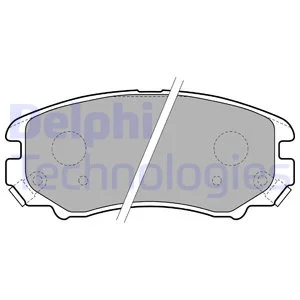 

DELPHI LP1902 BRAKE LINING ON 05 TUCSON 2.0