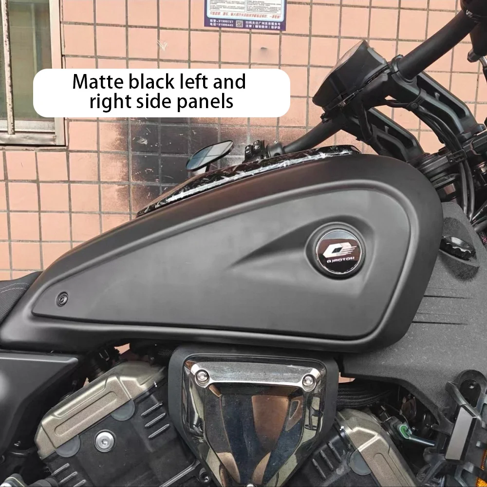 

Для QJMOTOR SRV 600 Flash 600 V4 боковые панели топливного бака для передачи воды Яркие черные левые и правые декоративные панели топливного бака