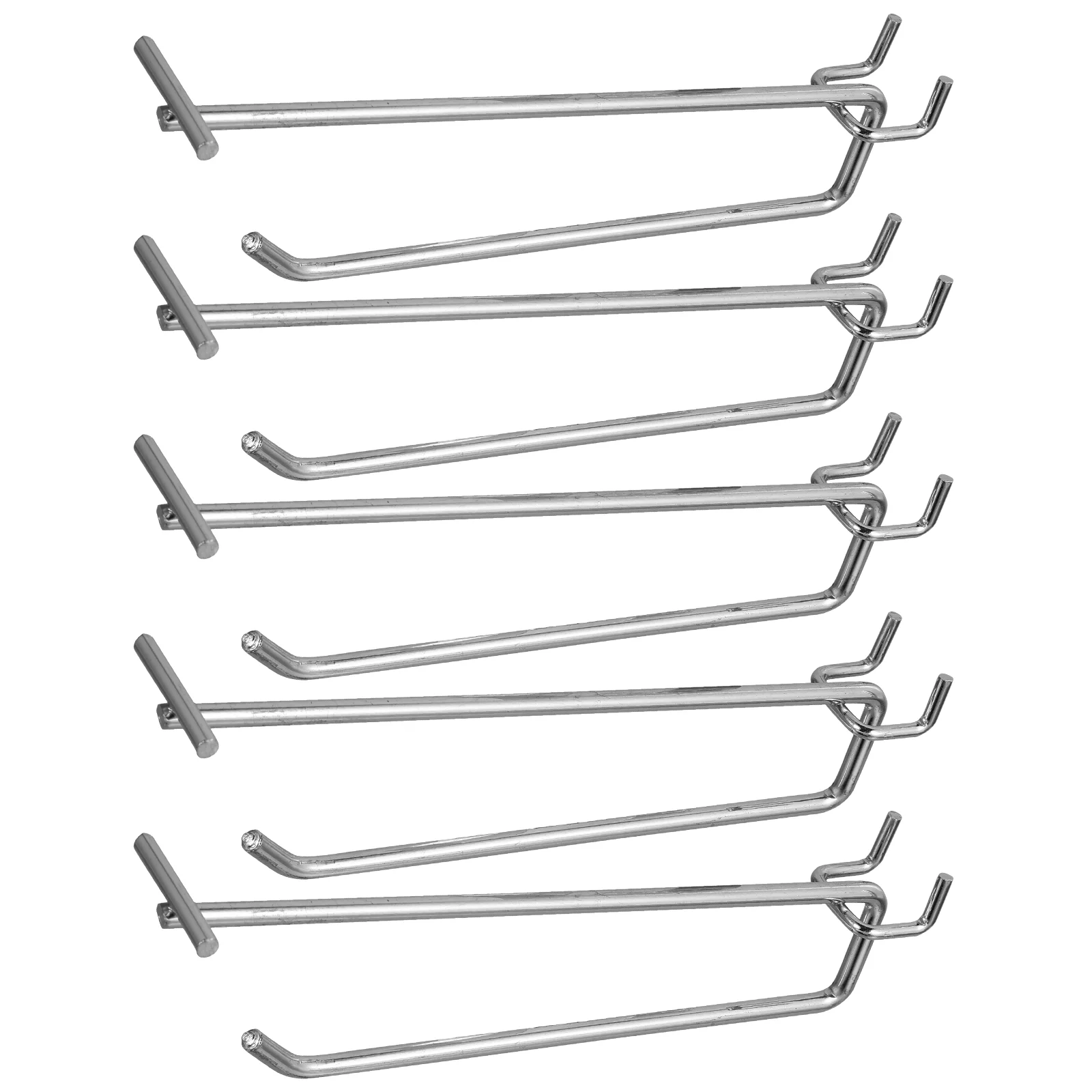 

5 Pegboard Hook Peg Hooks Display Rack Hooking Supermarket Shelf Hooks