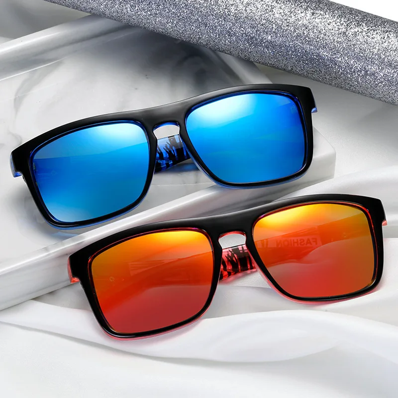 Солнцезащитные очки с квадратной оправой UV400 для мужчин и женщин, модные декоративные Поляризационные солнечные аксессуары в стиле ретро, у...