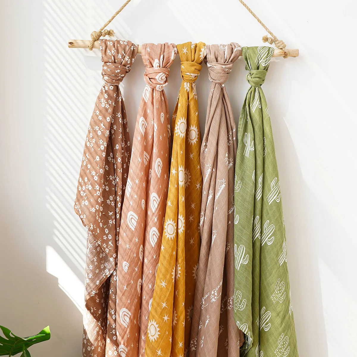 Happyflute 120x110 См Дышащее Муслиновое Бамбуковое Хлопковое Детское Одеяло Унисекс