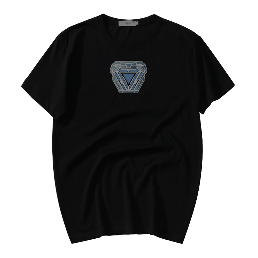 Anime Reactor LED EL Light Up Sound Activated Short-Sleeved Music T-Shirt for Party Family Fitted Parent Child Outfit