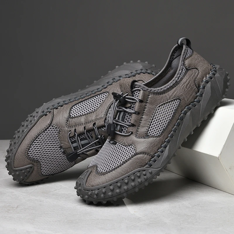 Summer Men's Golf Shoes Outdoor Non-slip Casual Sneakers Men's Plus Size Walking Shoes Comfortable Men's Golf Shoes Size 38-46