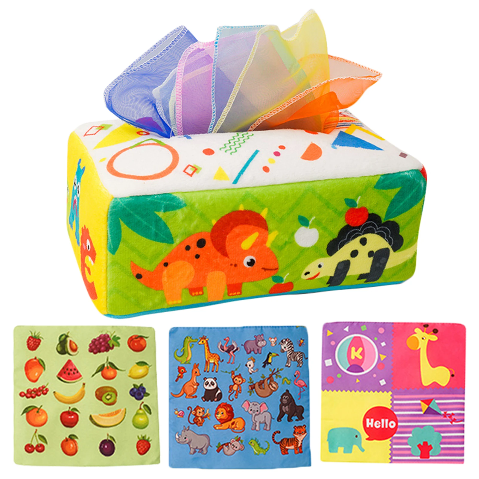 

Baby Tissue Box Reusable Baby Tissue Box Environmental Hygienic Baby Tissue Box Enjoy Happy Time Reusable Montessori STEM Toy