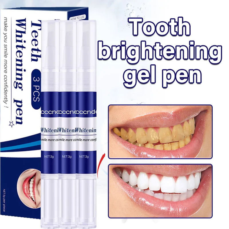 Teeth Whitening Essence Pen Deep Bleaching Remove Stains Cleaning Gel Fresh Breath Oral Hygiene Beauty Health Dental Care Tools