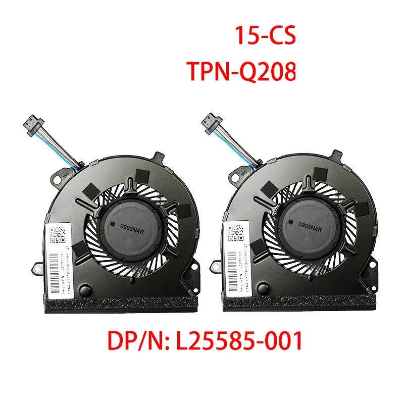 Фото Новый оригинальный вентилятор TPN-Q207 Q208 Q210 для HP Star 14-ce 15-cs 15-cw №3
