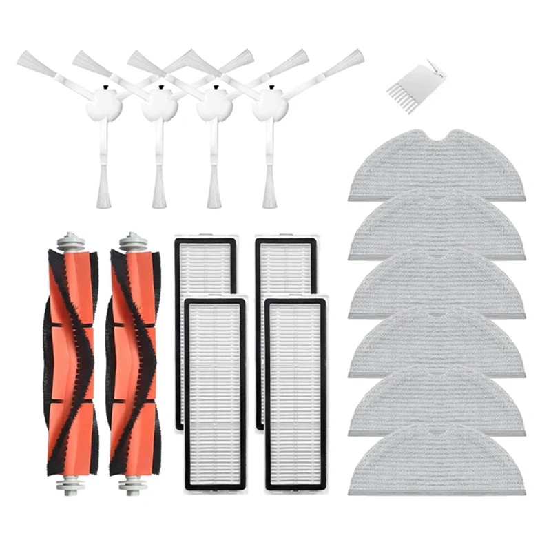 Для XIAOMI MIJIA 1C STYTJ01ZHM 1T STYTJ02ZHM пылесос основная боковая щетка ткань для швабры Hepa