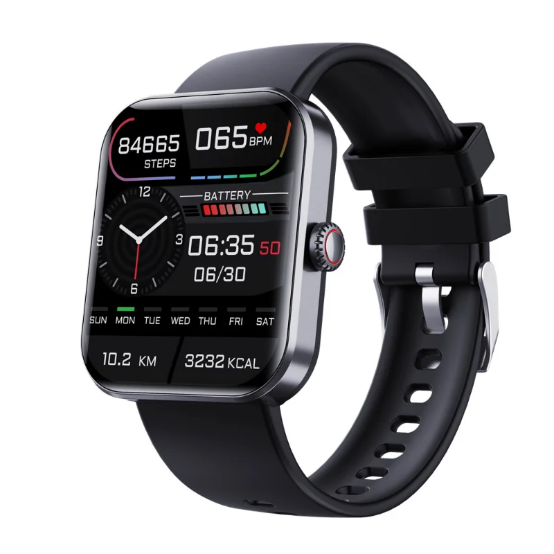 Blood Glucose Sugar Oxygen Pressure Sport Smart Watch for Men 1.91 Inch Screen Body Temperature Monitoring Women Smartwatch