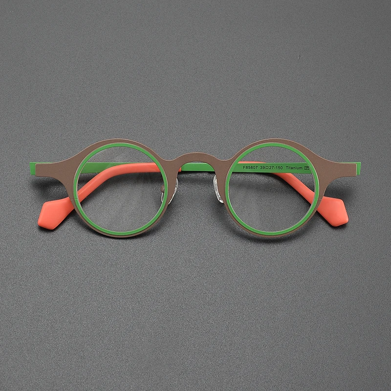 Разноцветные модные ультра-технические титановые оправы для очков литературная