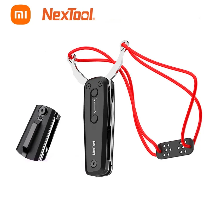 

Xiaomi Nextool Outdoor multifunctional slingshot knife bow 2 in 1 Camping Tool High Strength Rubber Band Outdoor Portable Knife