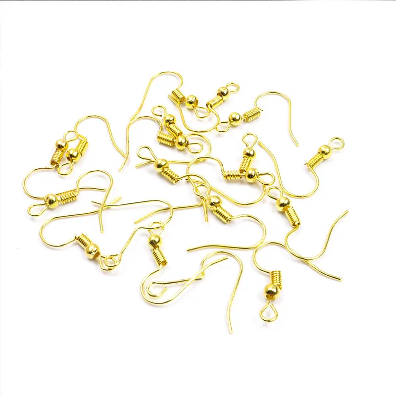 Крючки для сережек 50 шт./лот 19x18 мм цвет золото серебро античная бронза фурнитура