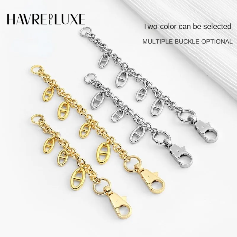 Bag Extension Chain Pig Nose Metal Not Fade Transformation armpit crossbody belt Messenger Bag Shoulder Strap Accessories