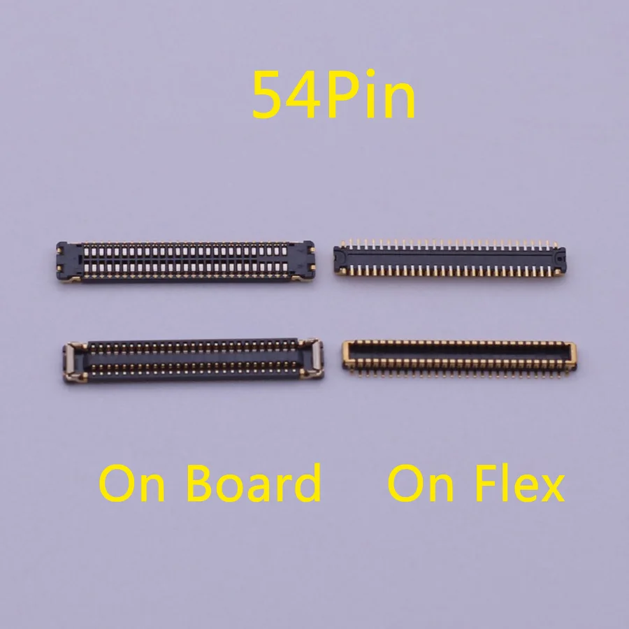 2-10 шт. 54pin ЖК-экран гибкий FPC разъем на плате для Motorola G10 XT2127 G20 XT2128 G22 XT2231 G30 XT2129 E20 XT2155