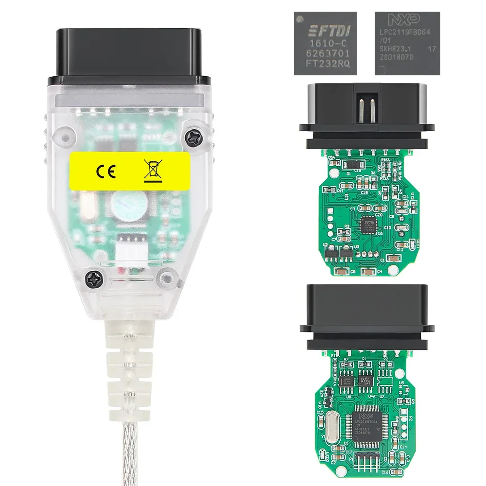 Фото MINI VCI для Toyota TIS Techstream V18.00.008 minivci FTDl для J2534 автоматический сканер OBD OBD2 автомобильный диагностический кабель MINI-VCI кабель №4