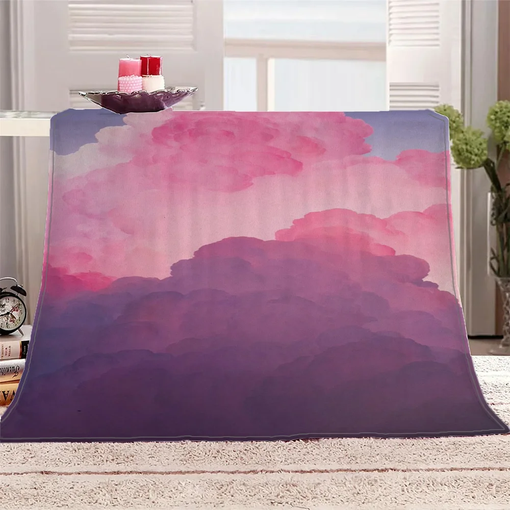Плюшевое Одеяло Для Пикника Cloud-Like Мягкое Из Микрофибры 150 См X 200 Кровати Дивана