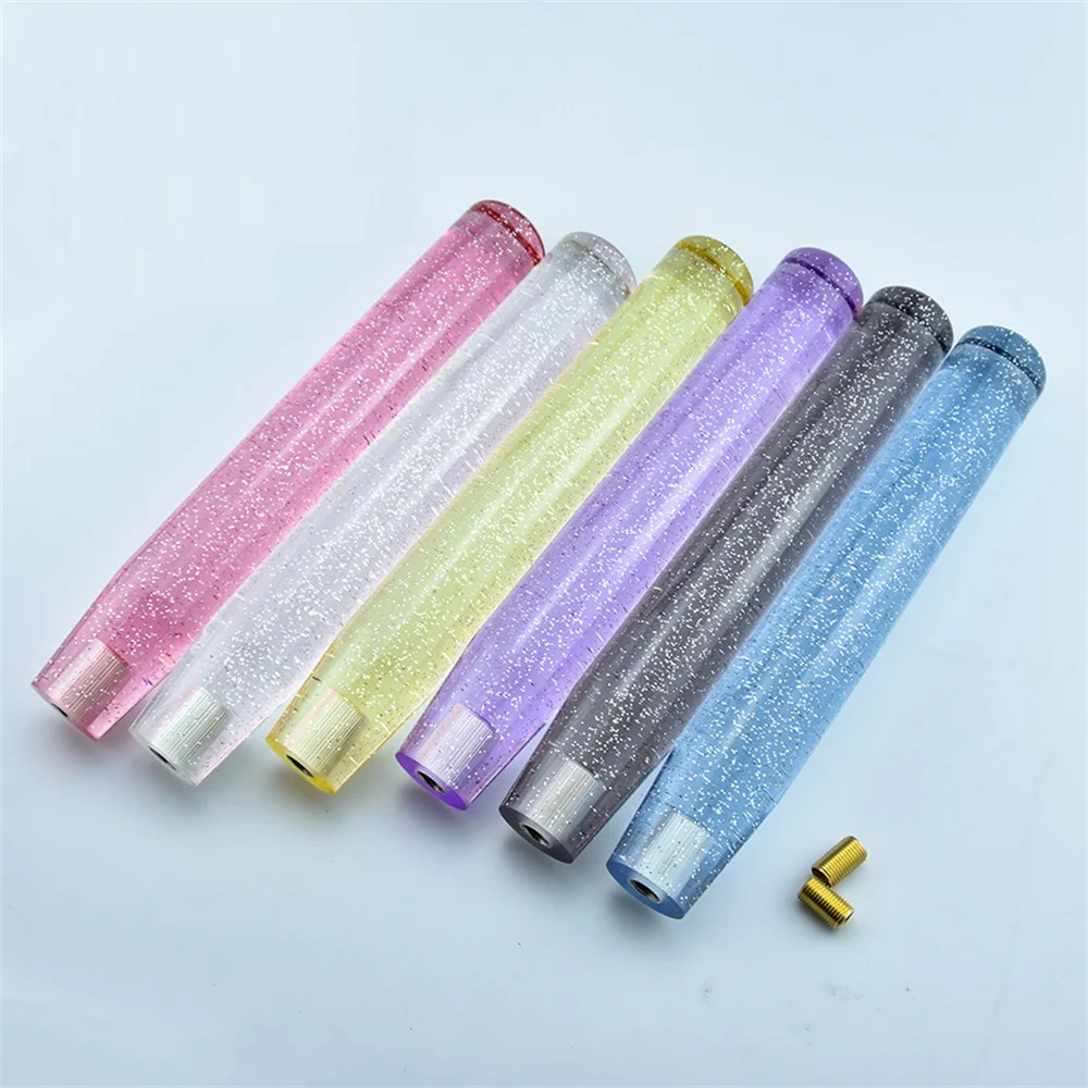 

30cm Car Crystal Resin Gear Shift Knob Bubble AT MT Auto Manual Stick Gear Shifter Stick Lever