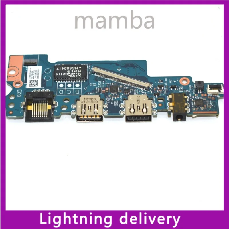 Новая USB-аудио SD-карта Rearder RJ45 плата ввода-вывода для Dell Latitude 3520 E3520 MCCDH