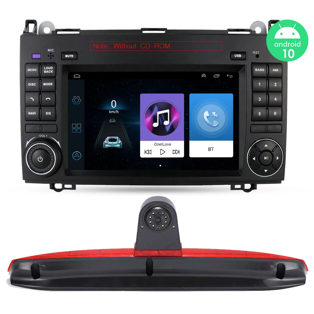 Android 7 дюймов навигация + HD стоп светильник заднего вида для Mercedes Benz Vito 639 2019 W447 109 111