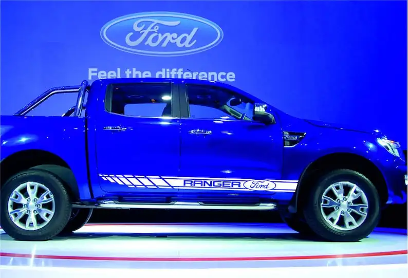 

2 шт., виниловые наклейки с логотипом Ford RANGER