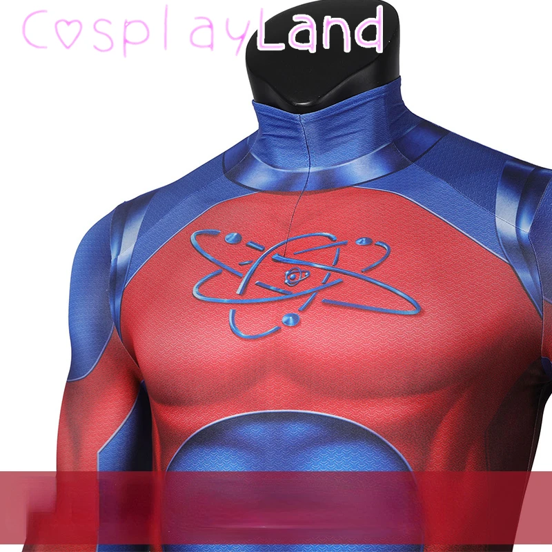 Карнавальный костюм на Хэллоуин черный Адама для косплея Atom Smasher 3d-костюм из