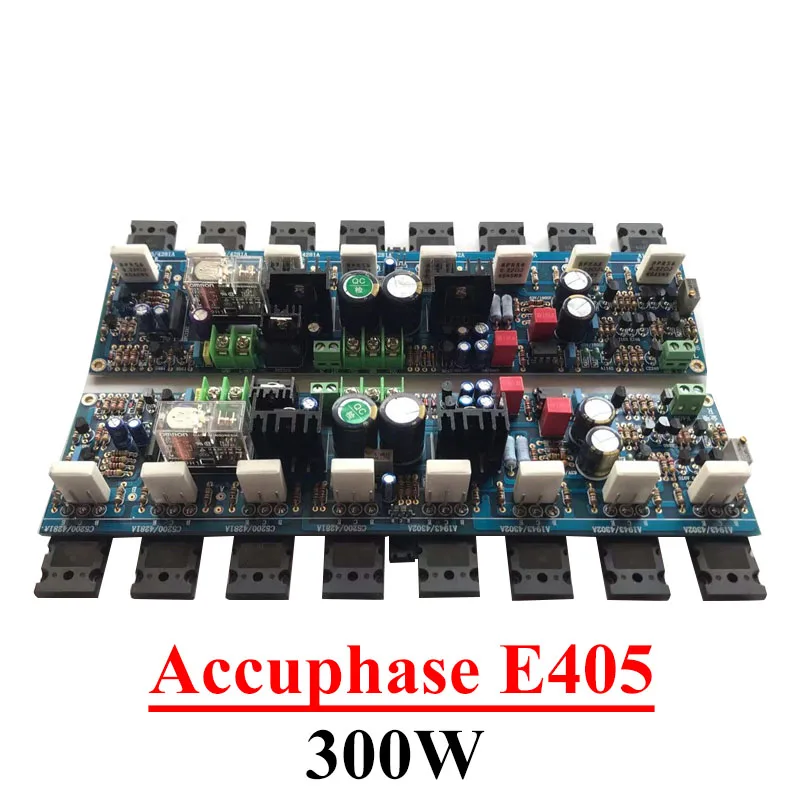 

300w 1 Pair Accuphase E405 Power Amplifier Board with Midpoint Servo and Speaker Protection High Power HIFI Amplifier Audio