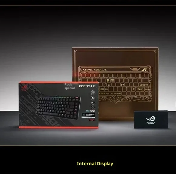 Фото ROG Falchion Ace 75 HE x DOTA2 Lina Limited Gift Box HFX V2X Switch Игровая клавиатура с алюминиевыми клавишами для ПК-геймеров №3