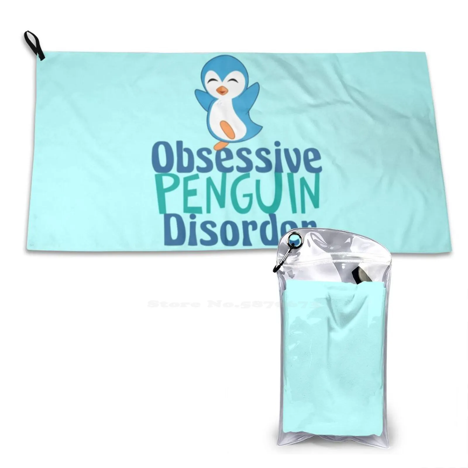 Outdoor Penguins Obsessive Penguin Disorder Cute Penguin Teal