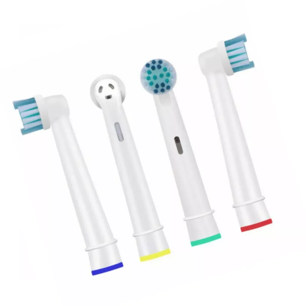 

4 Pcs/Set Soft Replacement Tooth Brush Heads Electric Toothbrush Replaceable Head Nozzles Dupont Bristles For Braun For Oral B