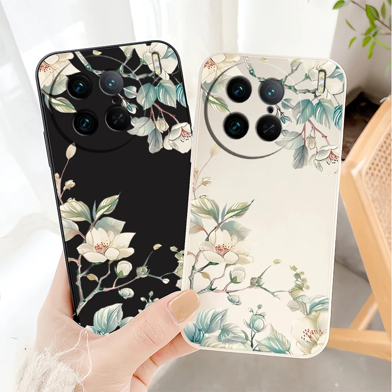 Чехол с белыми маленькими цветами и цветочным узором для Vivo Z1I Z1X Z3X Z5 Z5I U3 U10 U20