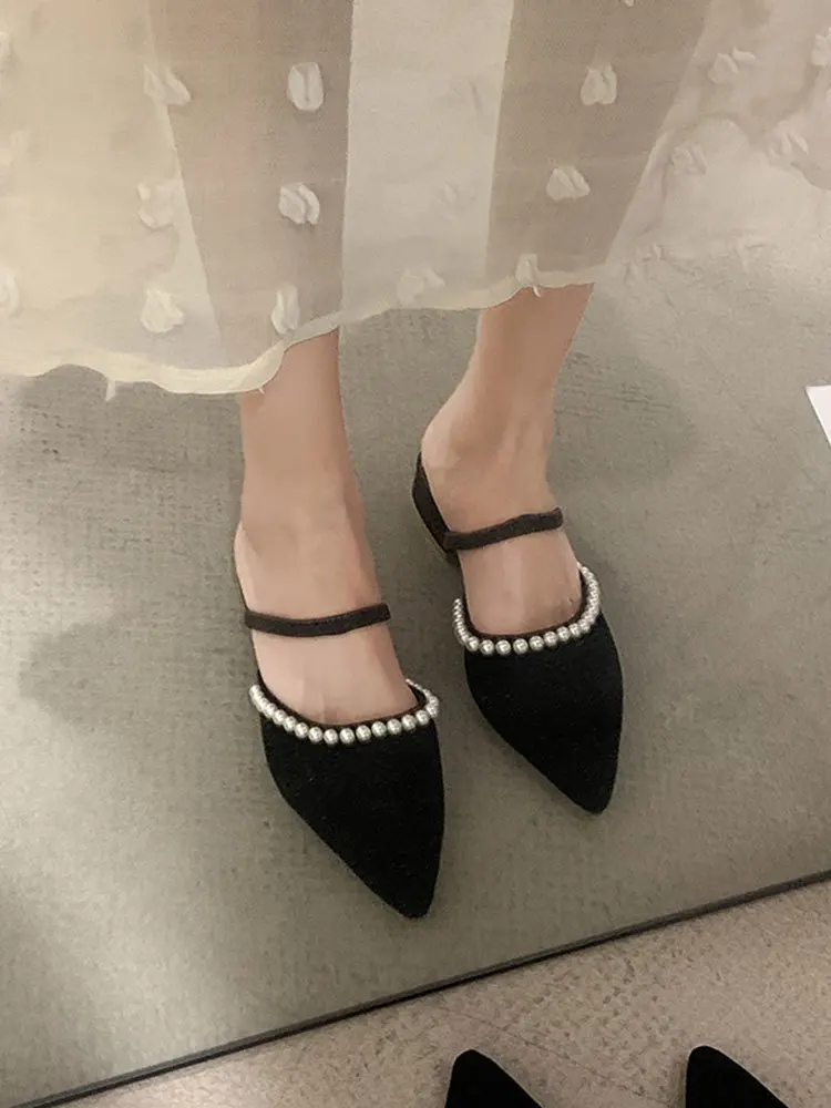 

Сандалии женские кожаные с ремешком на пятке, плотные туфли с узким ремешком, низкий каблук, гладиаторы, Классические брендовые шлепанцы те...