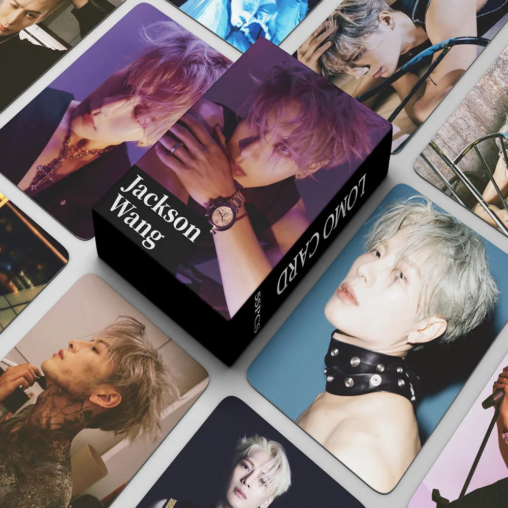 

55Pcs/Set Kpop Group GOT7 JACKSON WANG Solo Photocards Album MAGIC MAN Lomo Cards High Quality Photo Cards Fans Collection Gift