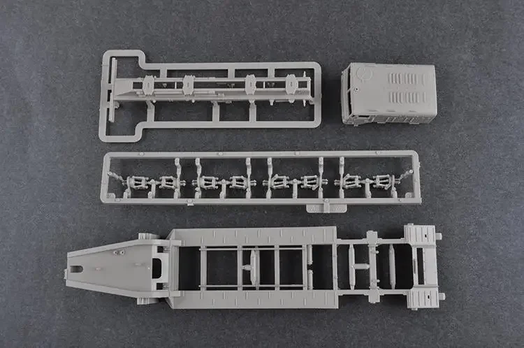 Trumpeter 1/72 07194 MAZ-537G Промежуточный тип с пластиковым комплектом моделей полуприцепа
