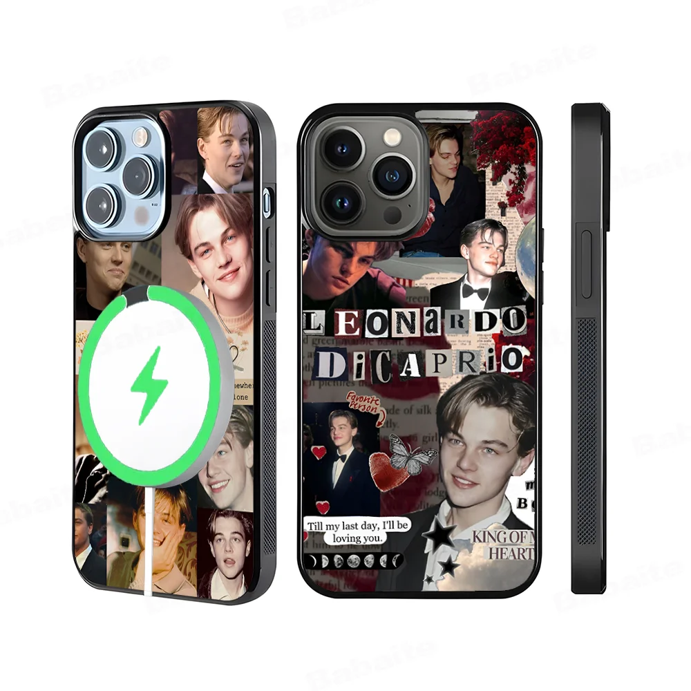 Чехол для телефона Star Teenage Leonardo DiCaprio магнитный чехол iPhone 16 14 13 12 11 15 Pro Max Plus Magsafe