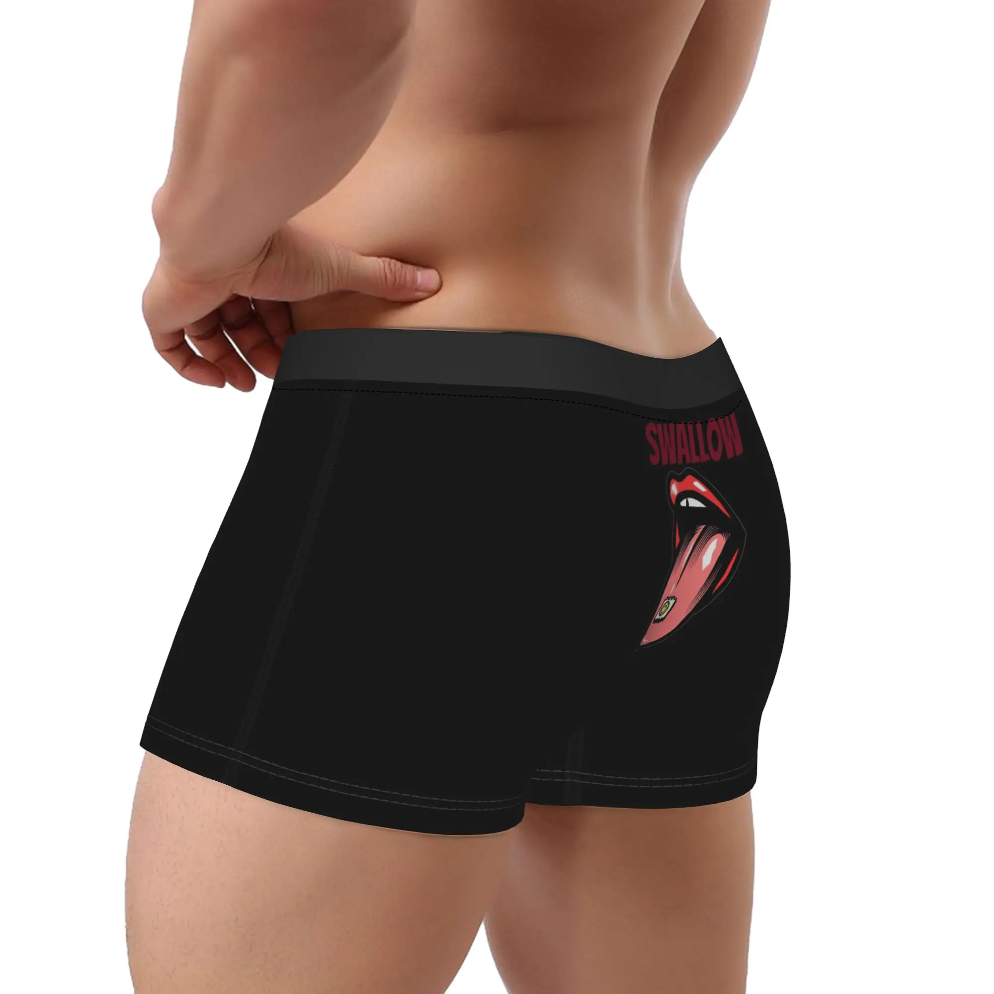 Фото Юмор-боксеры, трусы, мужское нижнее белье Always Swallow, мягкие трусы для Homme M-XXL №2