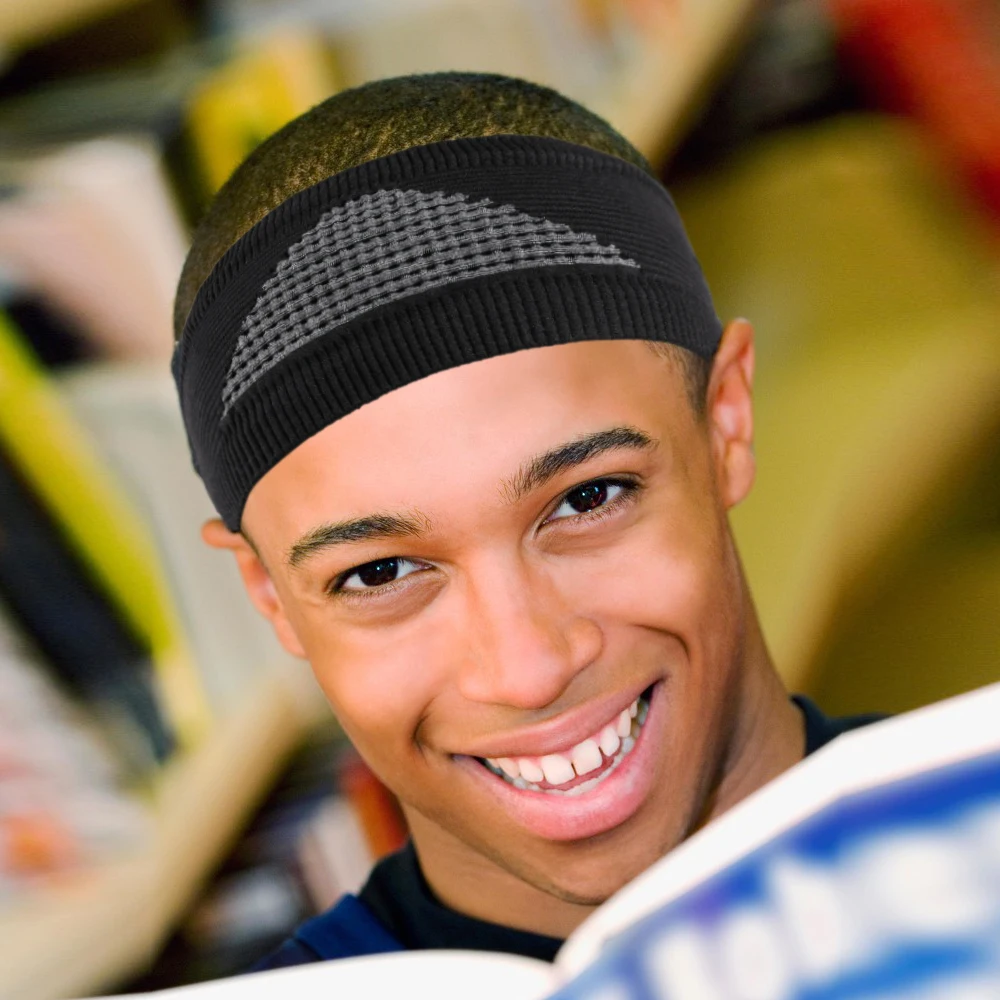 Повязка на голову эластичная для спортзала йоги баскетбола фитнеса пота