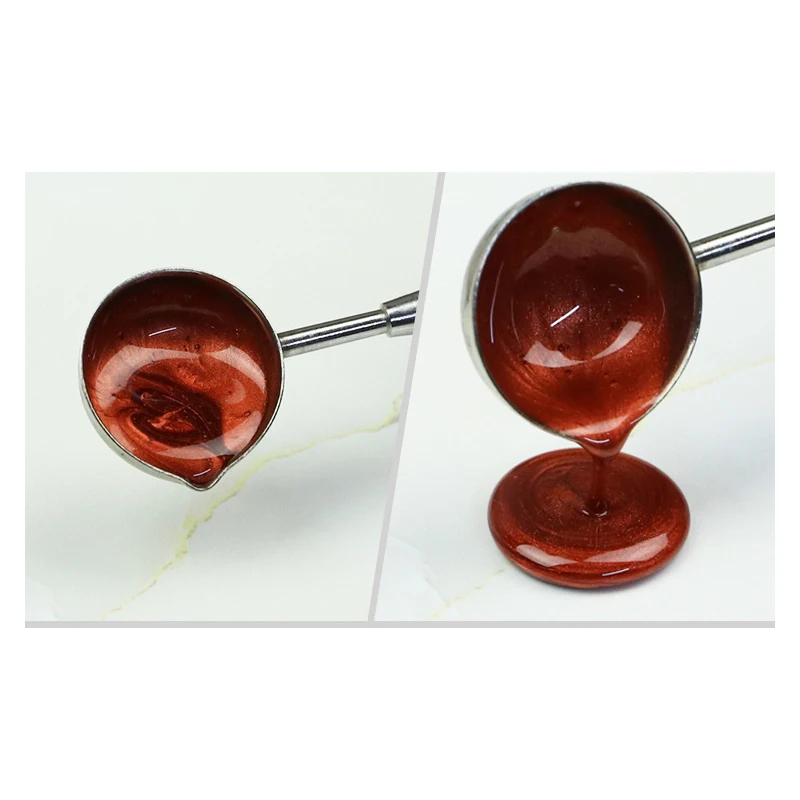 Ретро - герметичный воск ложка деревянная рукоятка огнестойкая краска