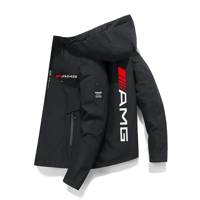 

Новая повседневная мужская куртка на весну и осень, бейсбольная куртка, Уличный спорт, тонкий свитер на молнии с капюшоном, мужская куртка