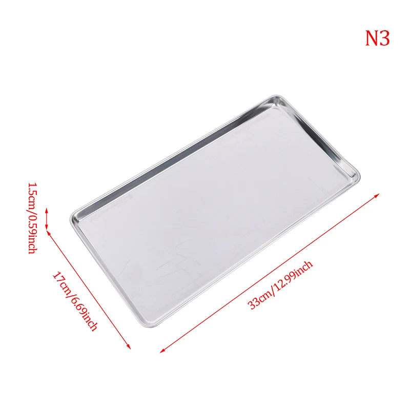 

Прямоугольный поднос из нержавеющей стали